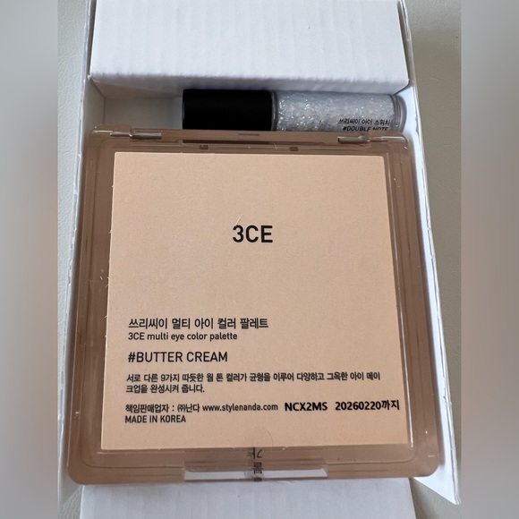 3CE eyeshadow palette BUTTER CREAM limited edition set - Picture 2 of 3